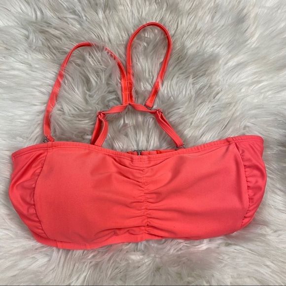 Athleta Bikini Top sz 34D/DD Neon # V58 - Picture 2 of 8